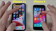 iPhone 11 vs iPhone 6 Speed Test