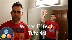 MIRROR EFFECT TUTORIAL - How to create the mirror effect in Davinci Resolve