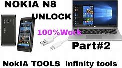 Nokia N8 |Part2| & Unlock Security code And password reset ! Best Tools Infinity Tools 100% work