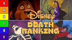 Disney Villain Deaths Ranked! | Animated Disney Tier List