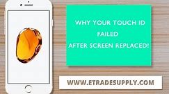Why Your iPhone Touch ID Failed After Screen Replaced!
