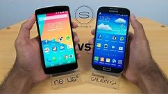 Nexus 5 vs Samsung Galaxy S4 - Hands-on