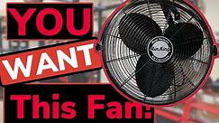 BEST WALL MOUNT FAN! - Wall Mounted Garage Fan by Air King / Home Gym Fan or Shop Fan - Garage Gym