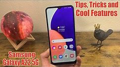 Samsung Galaxy A22 5G - Tips, Tricks & Cool Features
