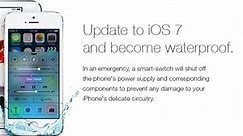 Fake Ad Convinces People Their iPhones Are Waterproof. Obvious Consequences.