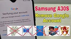Without PC! Samsung A30S (SM-A307F), Remove Google Account, Bypass FRP. *#0*# Not working Solution.