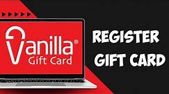 How to Activate/Register vanilla visa gift card