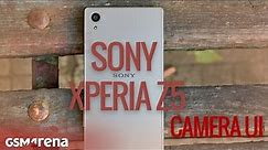 Sony Xperia Z5 camera interface