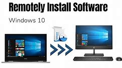 Windows 10/11 How To Install Software Remotely