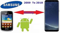 Samsung Phone History - 2009 To 2018 All samsung phones