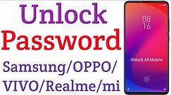 How To Free Unlock Android Mobile Password Lock - Unlock Android Phone Password