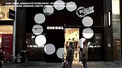 Interactive Window Projection - Interactive Store Diesel