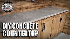 How To Make A DIY Concrete Countertop
