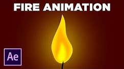 Easy Fire Animation in After Effects Tutorial | Flame Animation