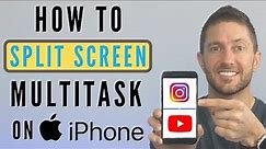 How to do iPhone Split Screen | Multitask with Two Apps On at Once (FREE & NO JAILBREAK!)