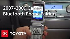 2007 - 2009 Camry How-To: Bluetooth® Phone Pairing - JBL 6-disc CD Changer | Toyota
