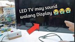 May sound walang picture (TCL LED Tv)#tutorial repair