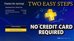 How to get free 14 DAY PS PLUS TRIAL without CREDIT CARD or PAYMENT INFO!