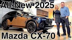 All-New 2025 Mazda CX 70 first look // The large 5-passenger mid-size!