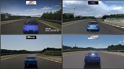 GT4 vs GT5 vs GT6 vs GT Sport - Nissan Skyline GT-R V spec II Nür (R34) at Suzuka [4K 60FPS]