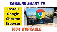 How to Get Chrome TV Browser On Samsung Smart TV || Install Chrome On Any Android TV || Chrome Beta