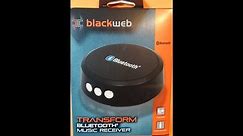 BLACKWEB Bluetooth Music Receiver Set up and REVIEW