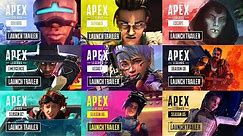 Apex Legends Season 1-13 All Cinematic Launch Trailers | HD