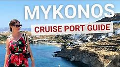 Mykonos Greece Cruise Port | Best Things to Do in Mykonos Town (4K)