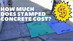 How Much Does Stamped Concrete Cost?