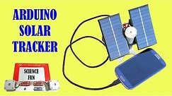 Arduino Solar Tracker with USB Phone Charger – DIY Tutorial