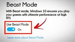 Turn On BEAST MODE - Turn Your PC into a GAMING PC in 10 Minutes