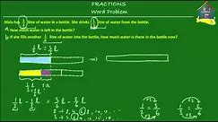 Singapore Math, Grade 5 / Primary 5: Fractions, Word Problem Q1
