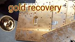 gold recovery from low grade connector pin