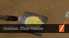 Color-changing Zinc Oxide -- and submit your questions for Ben