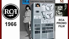 Vintage RCA 1964 TR-4 Television Video Tape Recorder 1966 Film (improved audio)