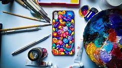 Customizing IPhone case for the first time // Jack AC Art