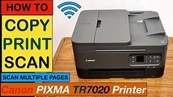 How To Copy, Print, Scan With Canon TR7020, TR7021 Printer ?