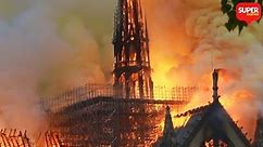 Pożar katedry Notre Dame - PRZERAŻAJĄCE nagrania