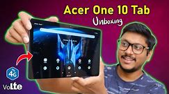 Acer One Tab Unboxing... Price Starts at only 12,990 Rs !! 💥