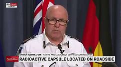 Western Australia’s missing radioactive capsule found
