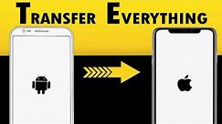 How To Transfer Data From Android to iPhone - 4 Simple Methods