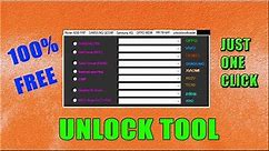 Get FREE Unlock Tool For All android FRP and Password Unlock | Qualcomm/MTK Unlock Tool