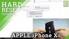 APPLE iPhone X FACTORY RESET / Bypass Passcode & Face ID