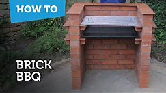 How to build a brick barbecue