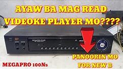 HOW TO REPAIR DVD VIDEOKE PLAYER NOT READING STEP BY STEP TUTORIAL FOR NEW B