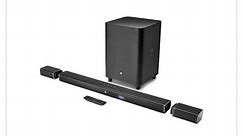 JBL 5.1 soundbar with wireless subwoofer and detachable speakers - unpacking and review