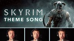 Skyrim Theme - Full (Dovahkiin Song) Peter Hollens - A cappella Style
