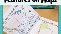 3rd Grade Geography - Label Continent Maps with Geographic Features - SOL 3.6