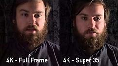 Sony a7R II 4K Low Light Video Test (FF vs Super 35 Crop) by DPReview.com