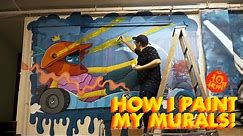 How I Paint Murals - Mural Tutorial Video